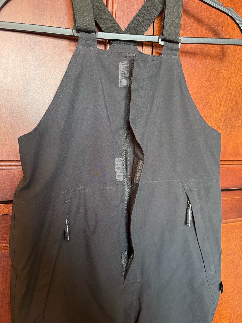 REI Kids Black Insulated Snow One-Piece Bibs